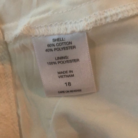 NWT white lace A line skirt from NY&C Sz 18 (16) - Picture 5 of 6